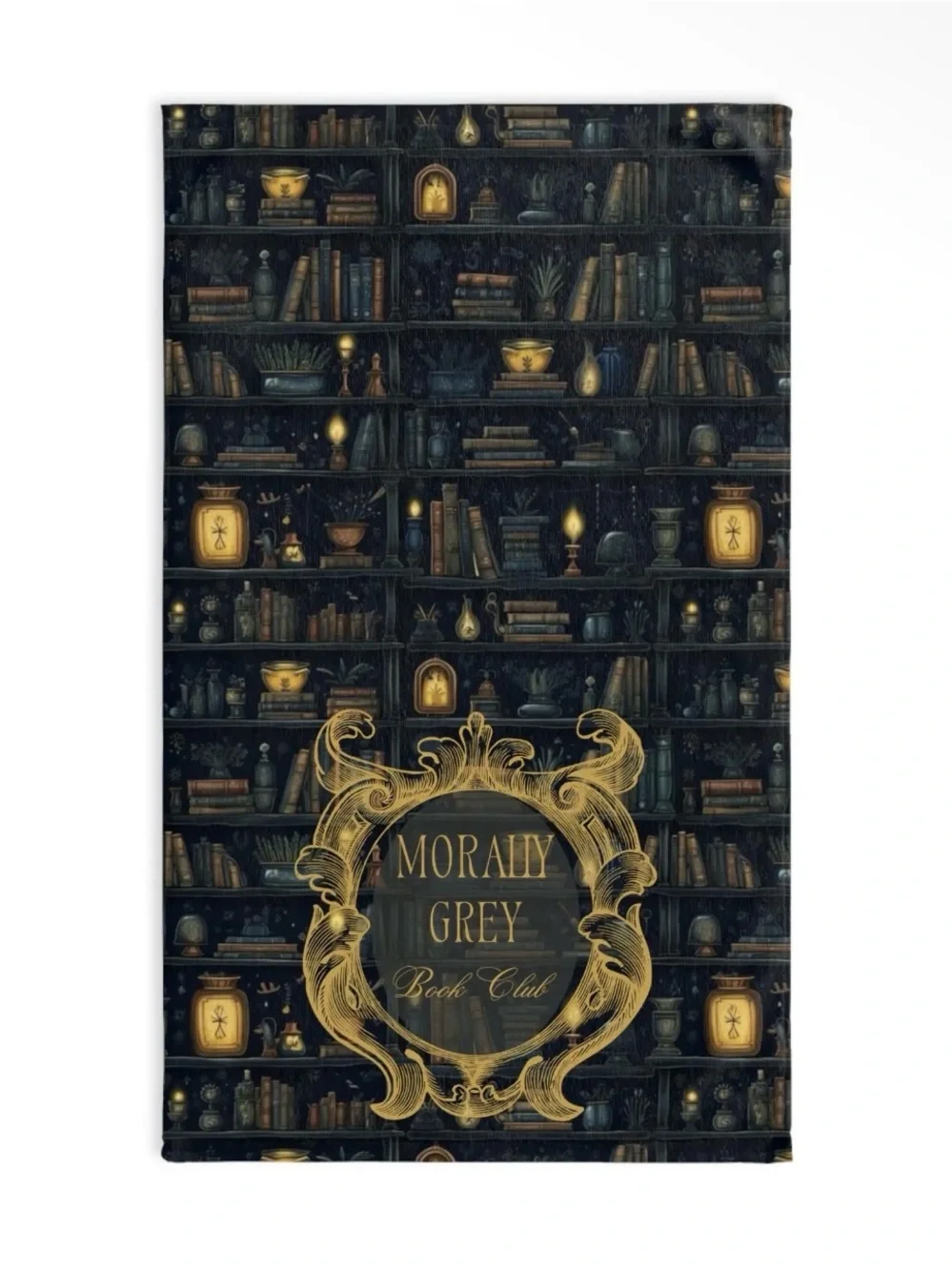 Morally Grey Book Club Tea Towel - Dark Romance Kitchen Towel For Book Lovers